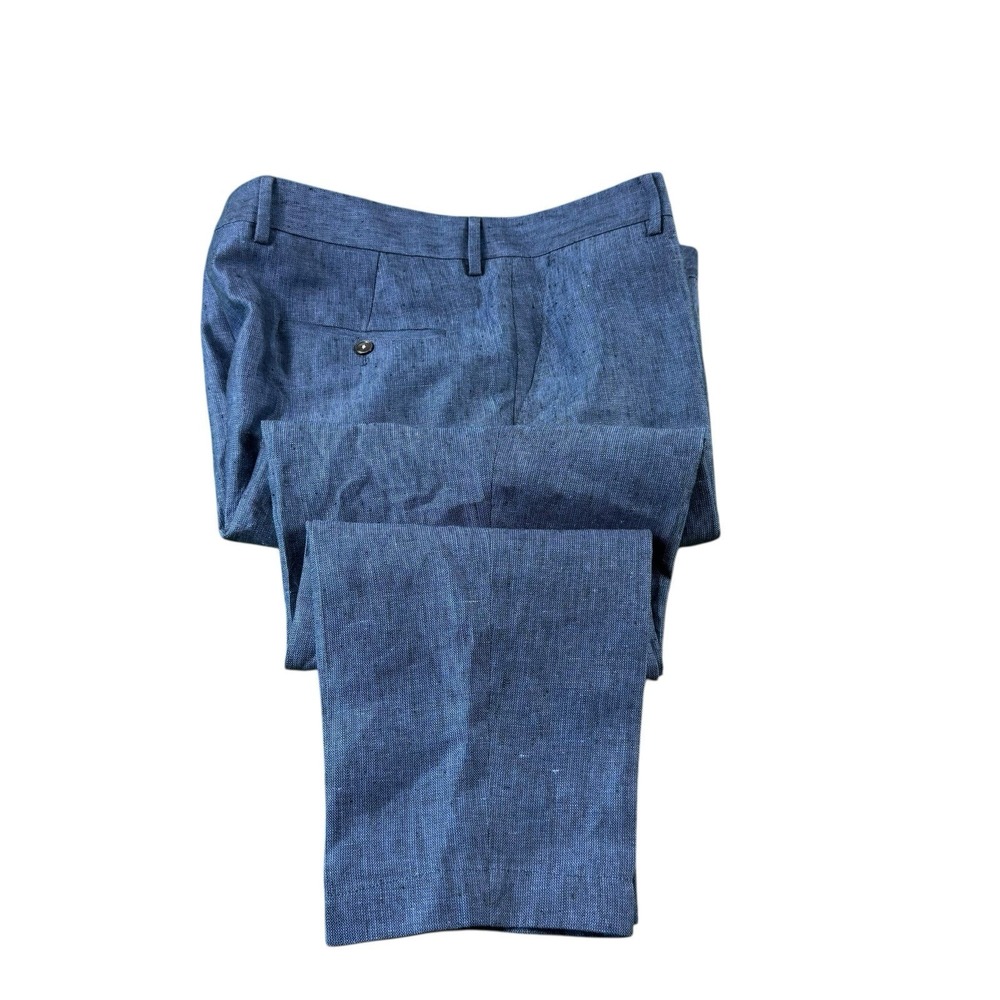 Boss Current Pure Linen Men's Flat Front Men's Trouser Size 38x28